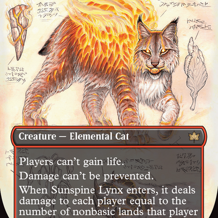 Sunspine Lynx (Borderless) [Bloomburrow]