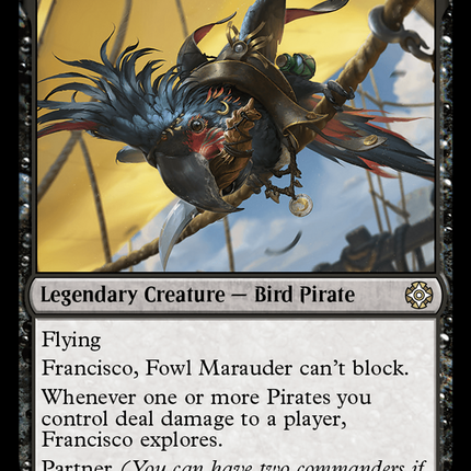 Francisco, Fowl Marauder [The Lost Caverns of Ixalan Commander]