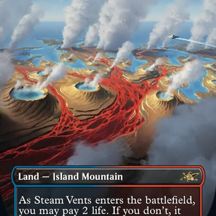 Steam Vents (Borderless) (Galaxy Foil) [Unfinity]