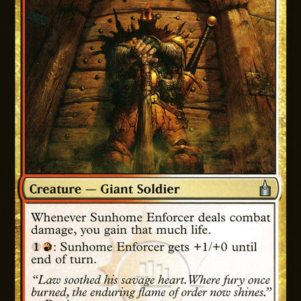 Sunhome Enforcer [Ravnica: City of Guilds]
