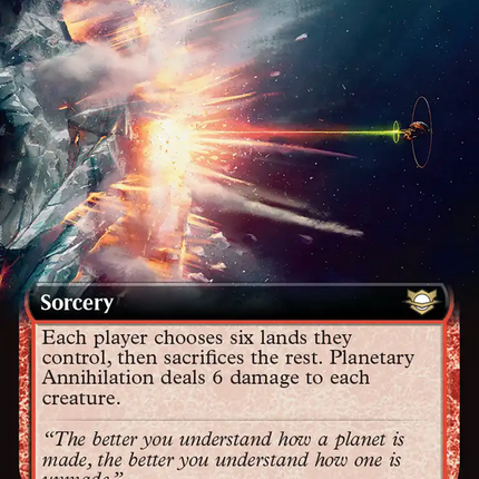 Planetary Annihilation (Extended Art) [Edge of Eternities Commander]