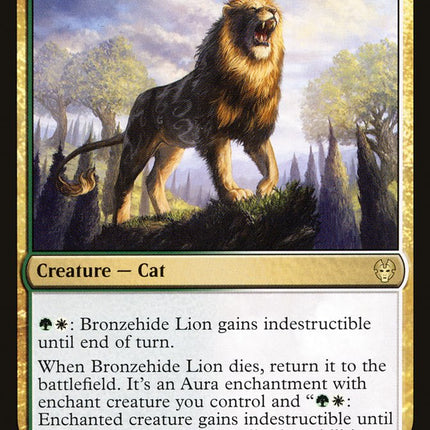 Bronzehide Lion [Theros Beyond Death]