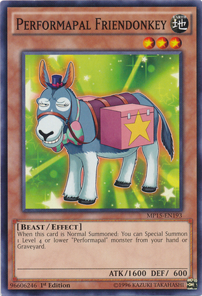Performapal Friendonkey [MP15-EN193] Common
