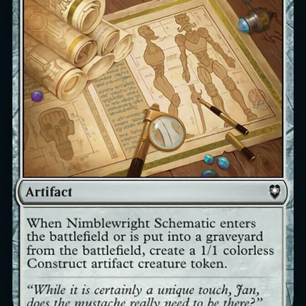 Nimblewright Schematic [Commander Legends: Battle for Baldur's Gate]