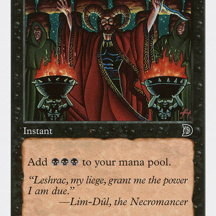 Dark Ritual [Deckmasters]