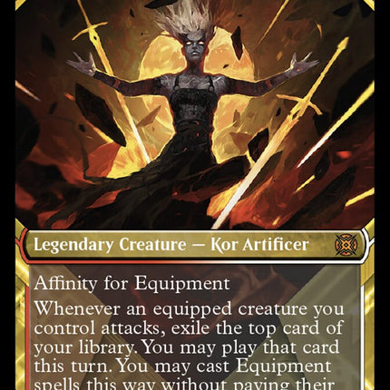 Nahiri, Forged in Fury (Showcase Halo Foil) [March of the Machine: The Aftermath]