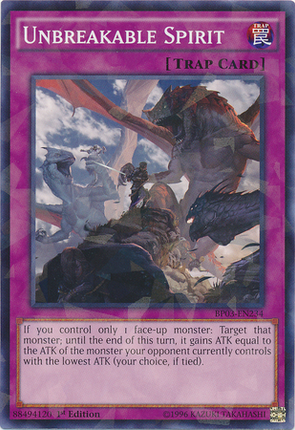 Unbreakable Spirit [BP03-EN234] Shatterfoil Rare