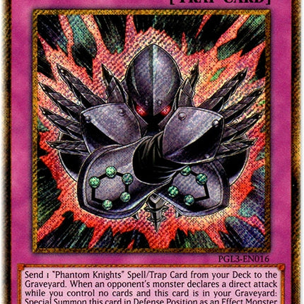 The Phantom Knights of Dark Gauntlets [PGL3-EN016] Gold Secret Rare