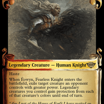 Eowyn, Fearless Knight [The Lord of the Rings: Tales of Middle-Earth Showcase Scrolls]