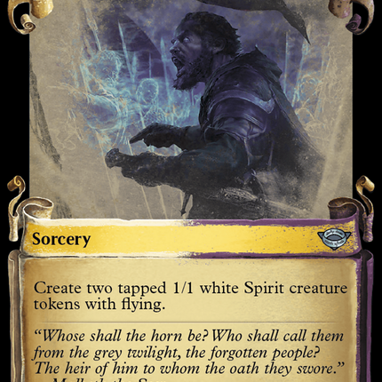Shadow Summoning [The Lord of the Rings: Tales of Middle-Earth Showcase Scrolls]
