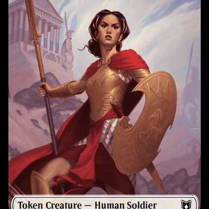 Pirate // Human Soldier Double-Sided Token [Wilds of Eldraine Commander Tokens]