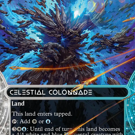 Celestial Colonnade (0097) (Borderless) (Galaxy Foil) [Edge of Eternities: Stellar Sights]