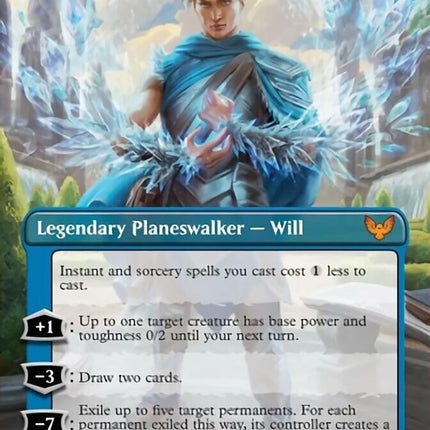 Rowan, Scholar of Sparks // Will, Scholar of Frost (Borderless) [Strixhaven: School of Mages]