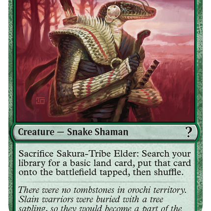 Sakura-Tribe Elder (White Border) [Mystery Booster 2]