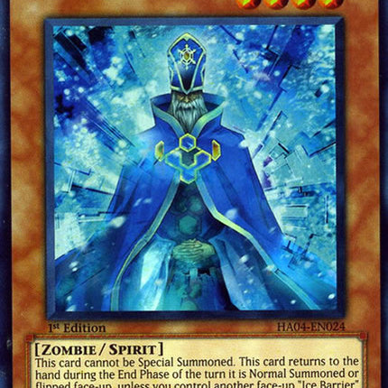 Sacred Spirit of the Ice Barrier [HA04-EN024] Super Rare
