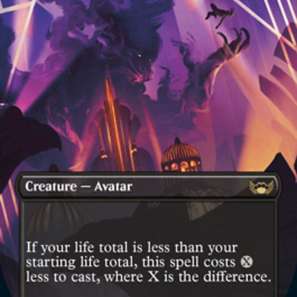 Shadow of Mortality (Borderless Alternate Art) [Streets of New Capenna]