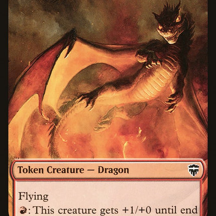 Dragon // Treasure Double-Sided Token [Commander Legends Tokens]