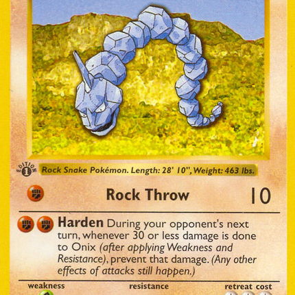 Onix (56/102) (Shadowless) [Base Set 1st Edition]