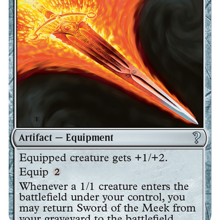 Sword of the Meek (White Border) [Mystery Booster 2]