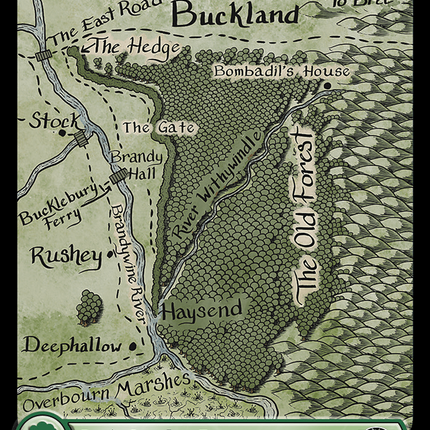 Forest (0721) (Surge Foil) [The Lord of the Rings: Tales of Middle-Earth]