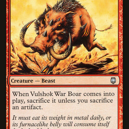 Vulshok War Boar [Darksteel]
