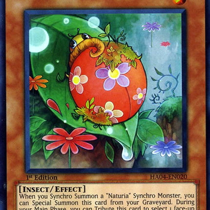 Naturia Ladybug [HA04-EN020] Super Rare