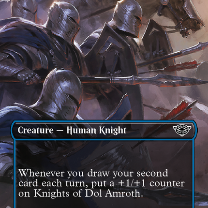 Knights of Dol Amroth (Borderless Alternate Art) [The Lord of the Rings: Tales of Middle-Earth]