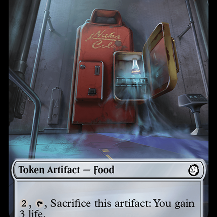 Robot // Food (0014) Double-Sided Token [Fallout Tokens]