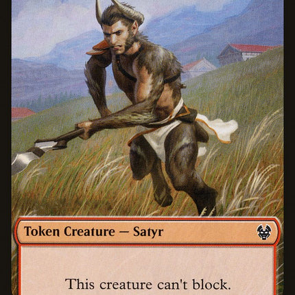 Elemental // Satyr Double-Sided Token [Theros Beyond Death Tokens]