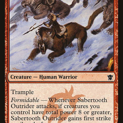 Sabertooth Outrider [Dragons of Tarkir]