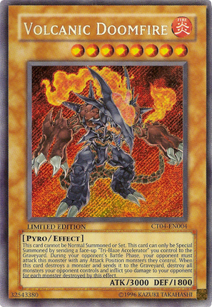 Volcanic Doomfire [CT04-EN004] Secret Rare