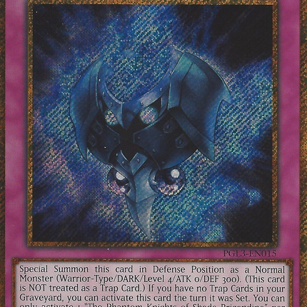The Phantom Knights of Shade Brigandine [PGL3-EN015] Gold Secret Rare