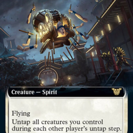 Drumbellower (Extended Art) [Kamigawa: Neon Dynasty Commander]
