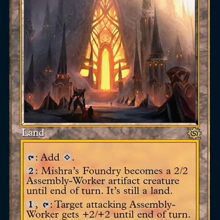 Mishra's Foundry (Retro) (Buy-a-Box) [The Brothers' War]
