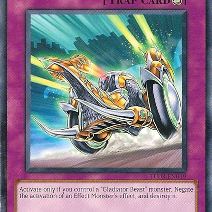 Gladiator Beast War Chariot [TU03-EN019] Common