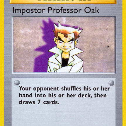 Impostor Professor Oak (73/102) (Shadowless) [Base Set 1st Edition]