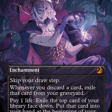 Necropotence (Anime Borderless) [Wilds of Eldraine: Enchanting Tales]