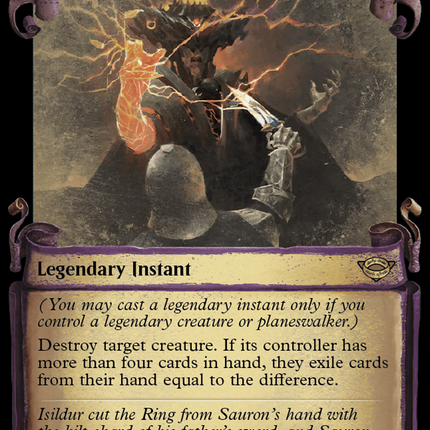 Isildur's Fateful Strike [The Lord of the Rings: Tales of Middle-Earth Showcase Scrolls]
