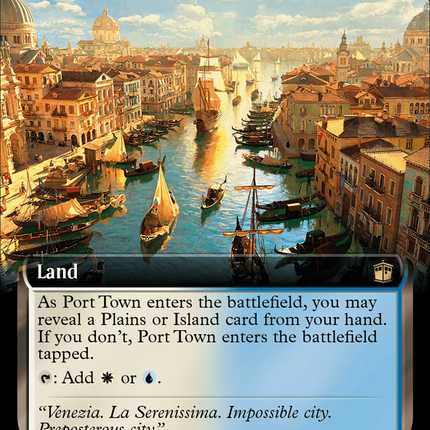 Port Town (Extended Art) (Surge Foil) [Doctor Who]