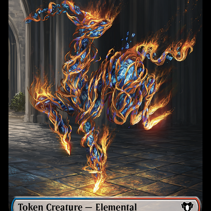 Spirit (0010) // Elemental (0037) Double-Sided Token [Commander Masters Tokens]