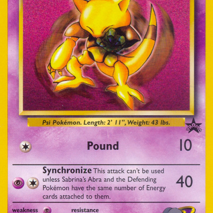 Sabrina's Abra (19) [Wizards of the Coast: Black Star Promos]