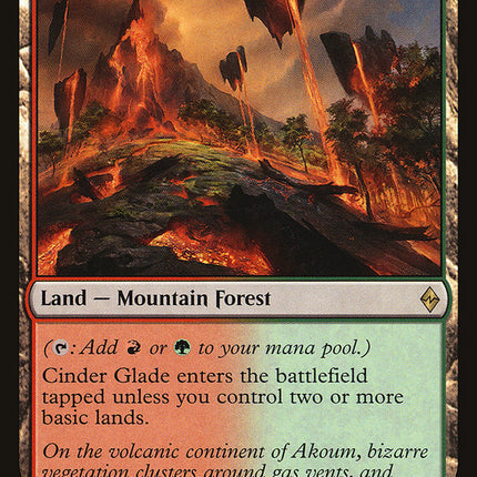 Cinder Glade [Battle for Zendikar]