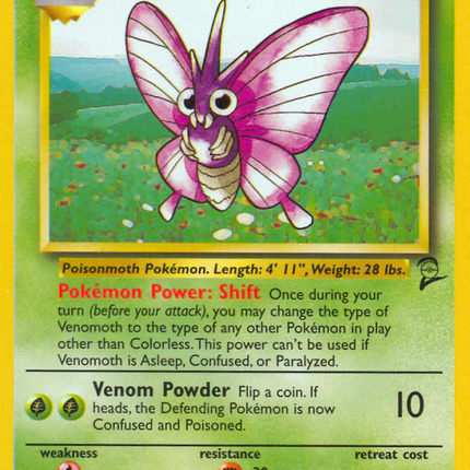 Venomoth (31/130) [Base Set 2]