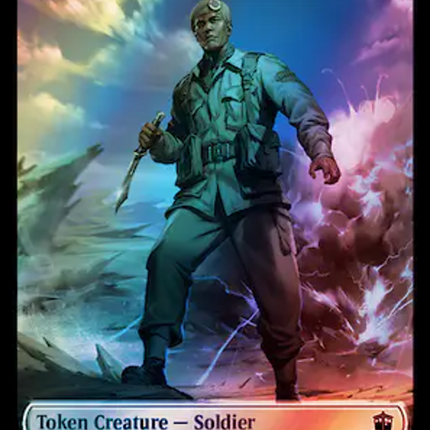 Soldier // Osgood, Operation Double Double-Sided Token (Surge Foil) [Doctor Who Tokens]