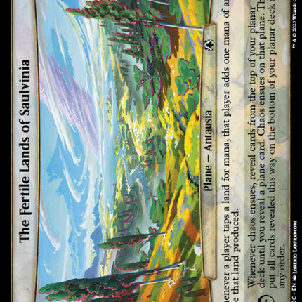 The Fertile Lands of Saulvinia [March of the Machine Commander]
