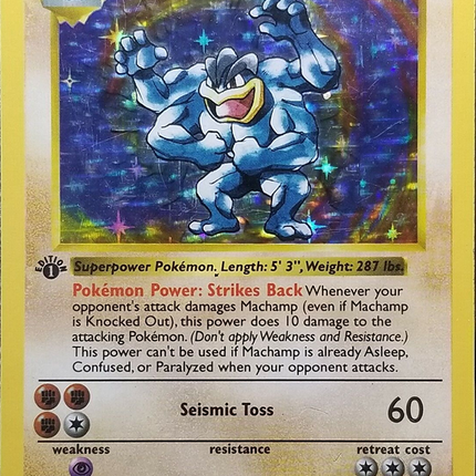 Machamp (8/102) (Shadowless) [Base Set 1st Edition]