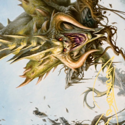 Canopy Baloth Art Card (Gold-Stamped Signature) [Zendikar Rising Art Series]