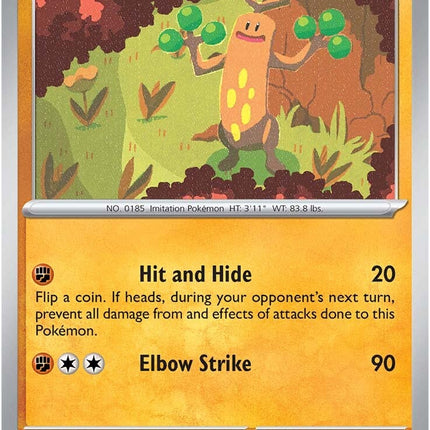 Sudowoodo (109/193) [Scarlet & Violet: Paldea Evolved]