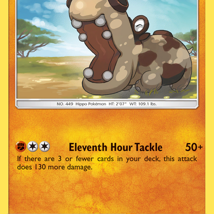 Hippopotas (68/156) [Sun & Moon: Ultra Prism]