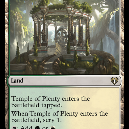 Temple of Plenty [Commander Masters]